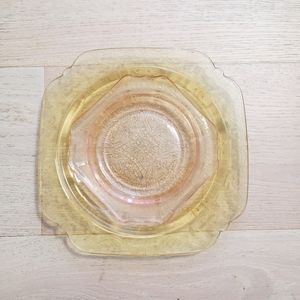 Depression Glass Plates, Colourful Glass Plates